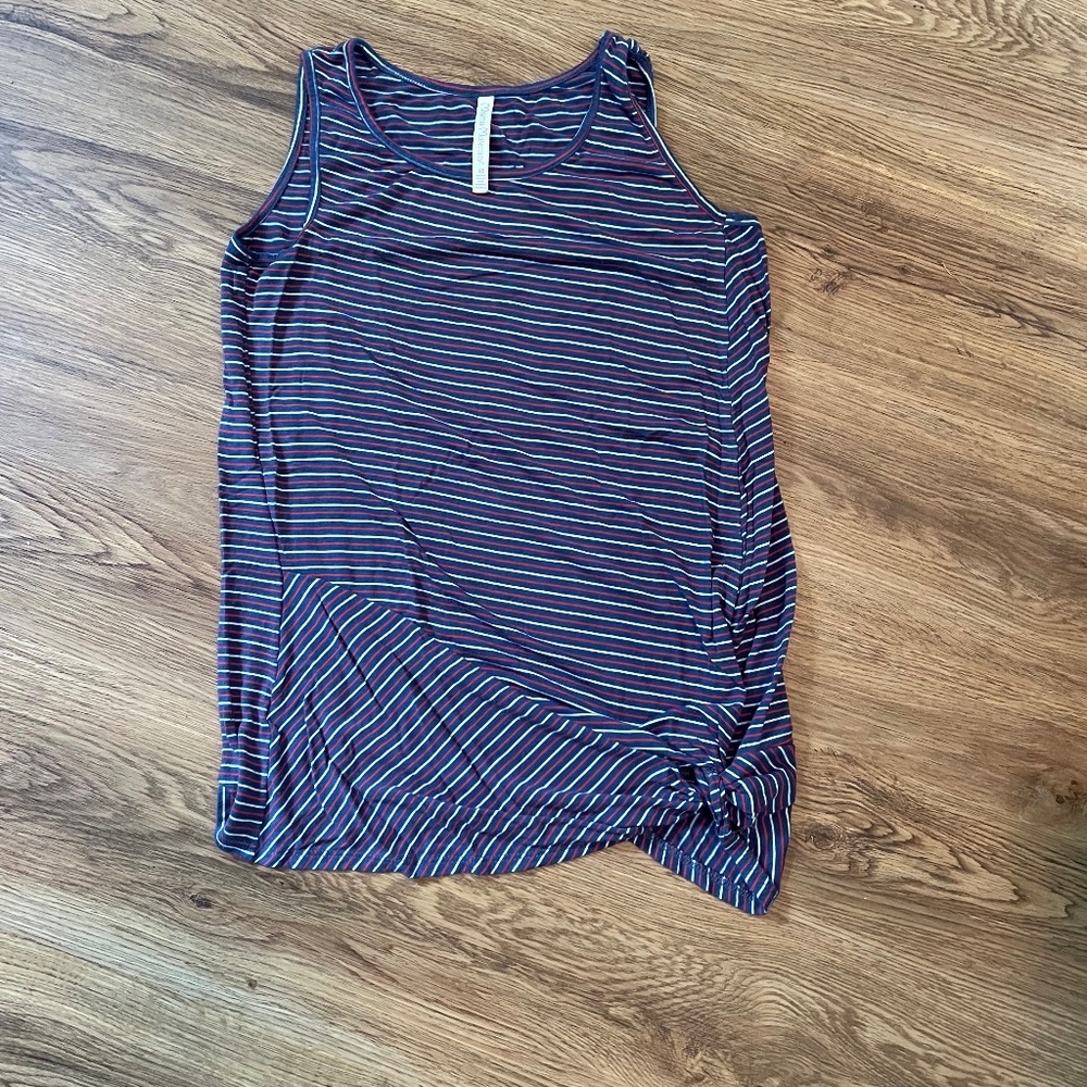 Front Knot Maternity Tank